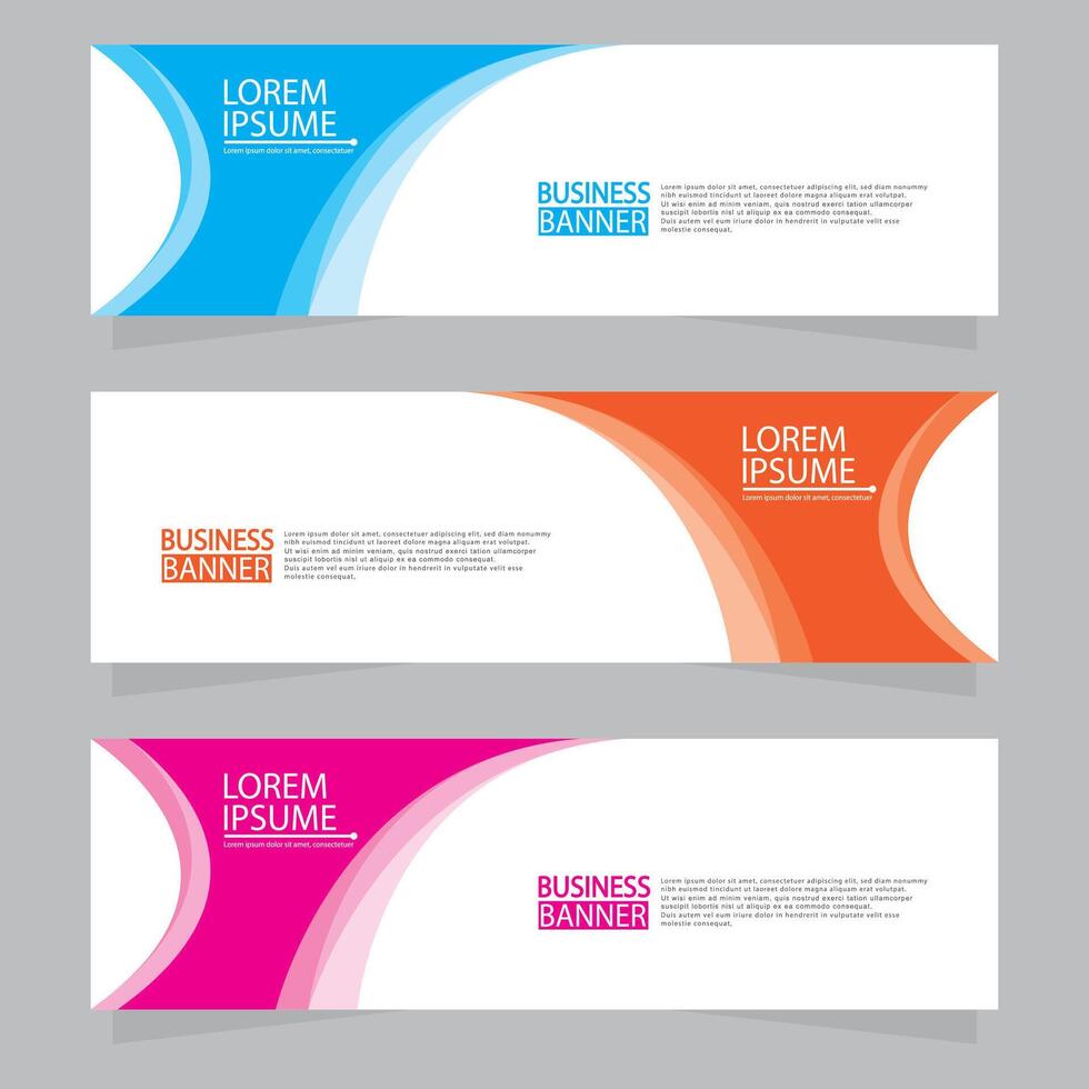 Banner templates design.modern banner. vector
