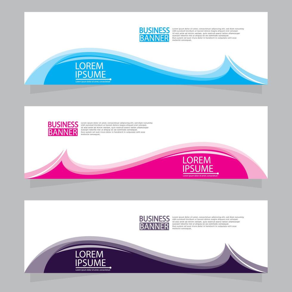 Banner templates design.modern banner. vector