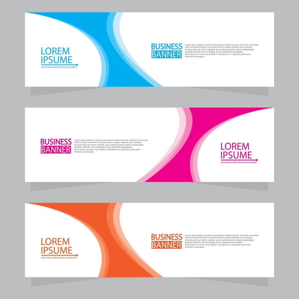Banner templates design.modern banner. vector