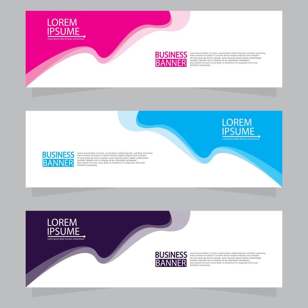 Banner templates design.modern banner. vector