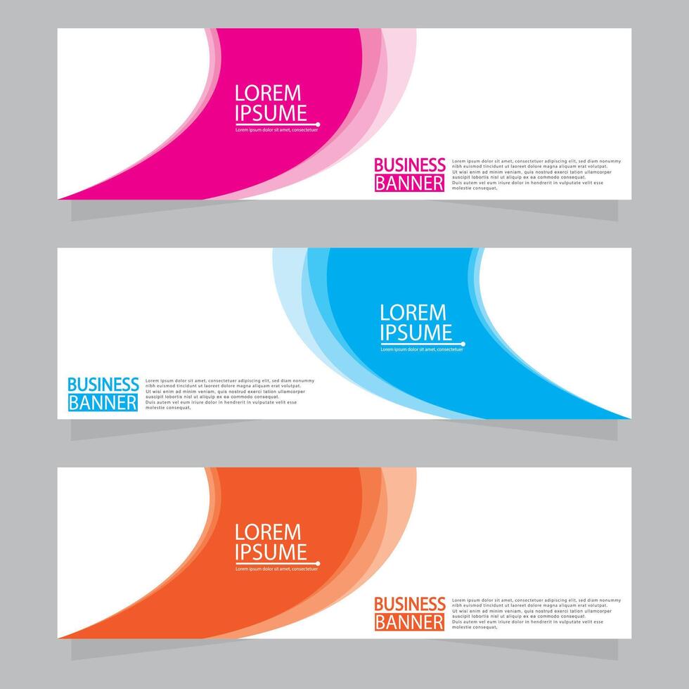 Banner templates design.modern banner. vector