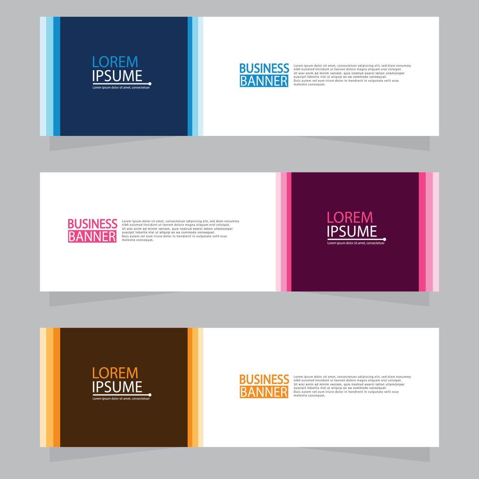 Banner templates design.modern banner. vector
