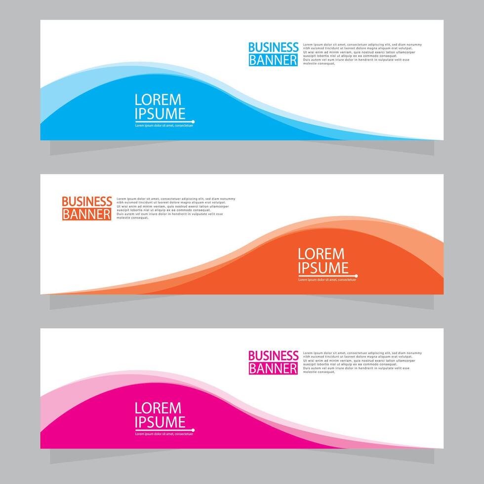 Banner templates design.modern banner. vector
