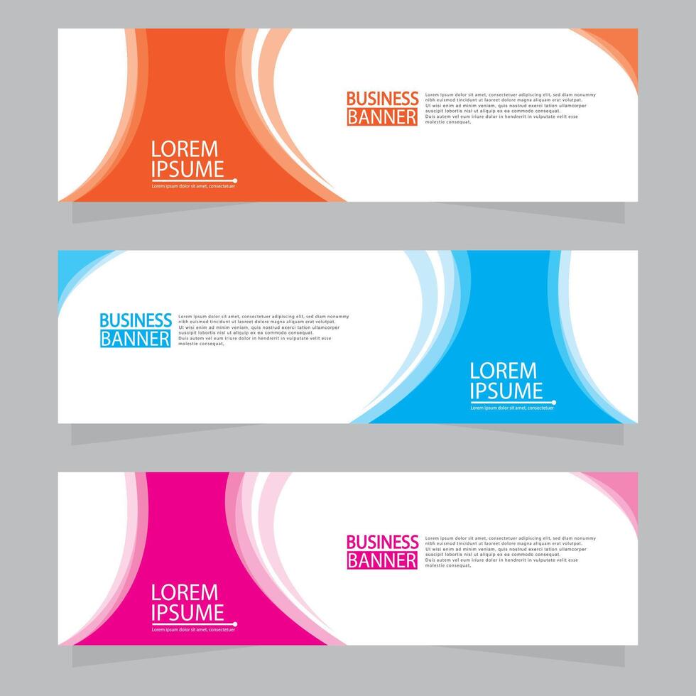 Banner templates design.modern banner. vector
