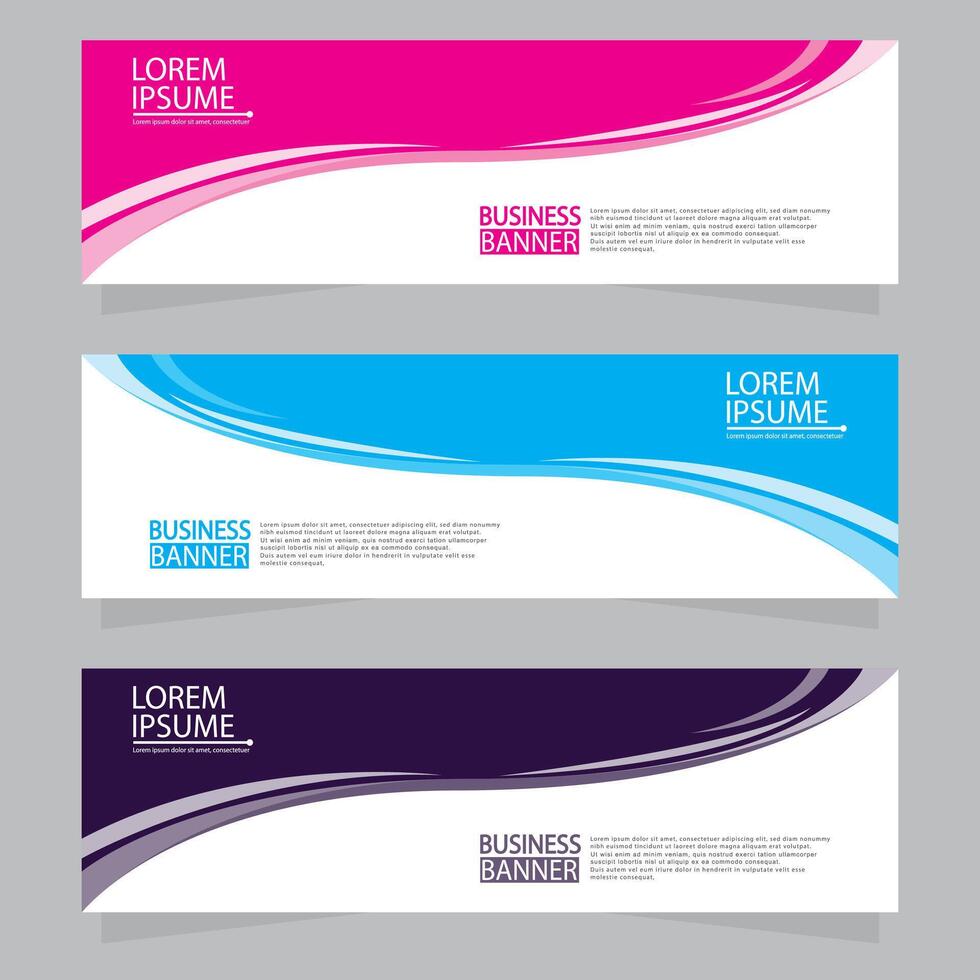 Banner templates design.modern banner. vector
