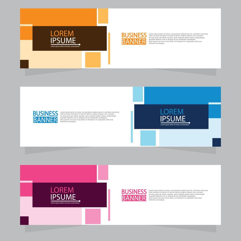 Banner templates design.modern banner. vector