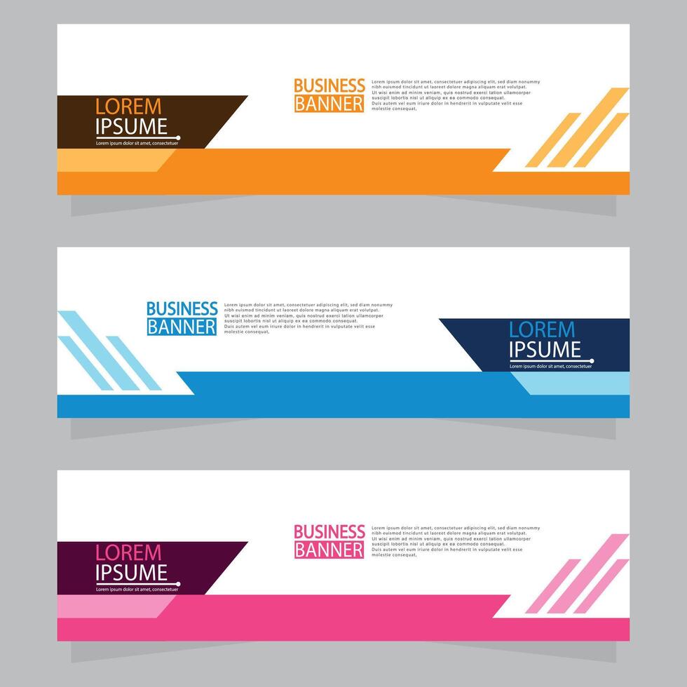 Banner templates design.modern banner. vector