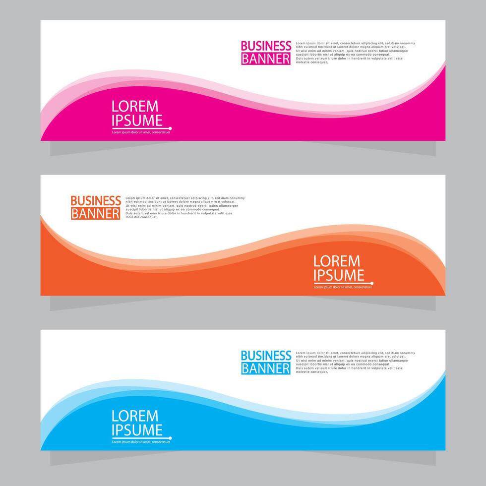 Banner templates design.modern banner. vector