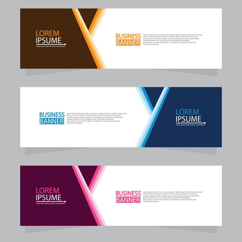 Banner templates design.modern banner. vector
