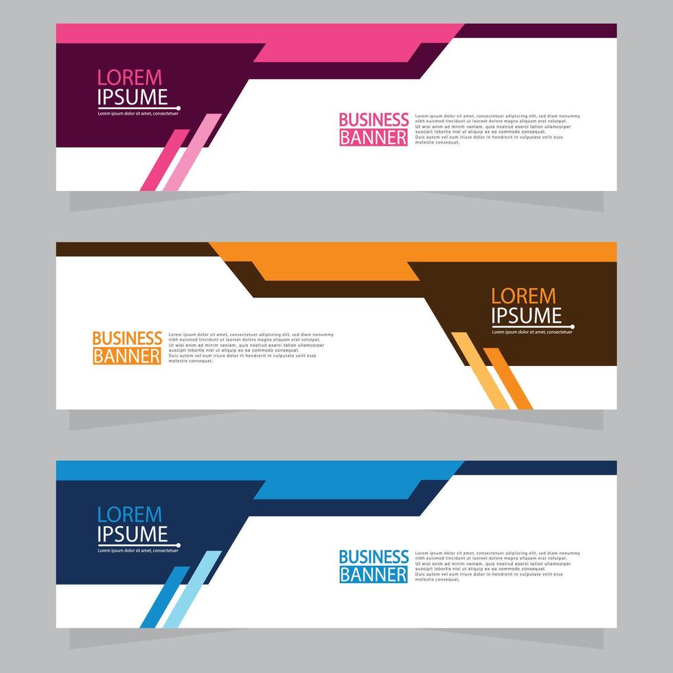 Banner templates design.modern banner. vector