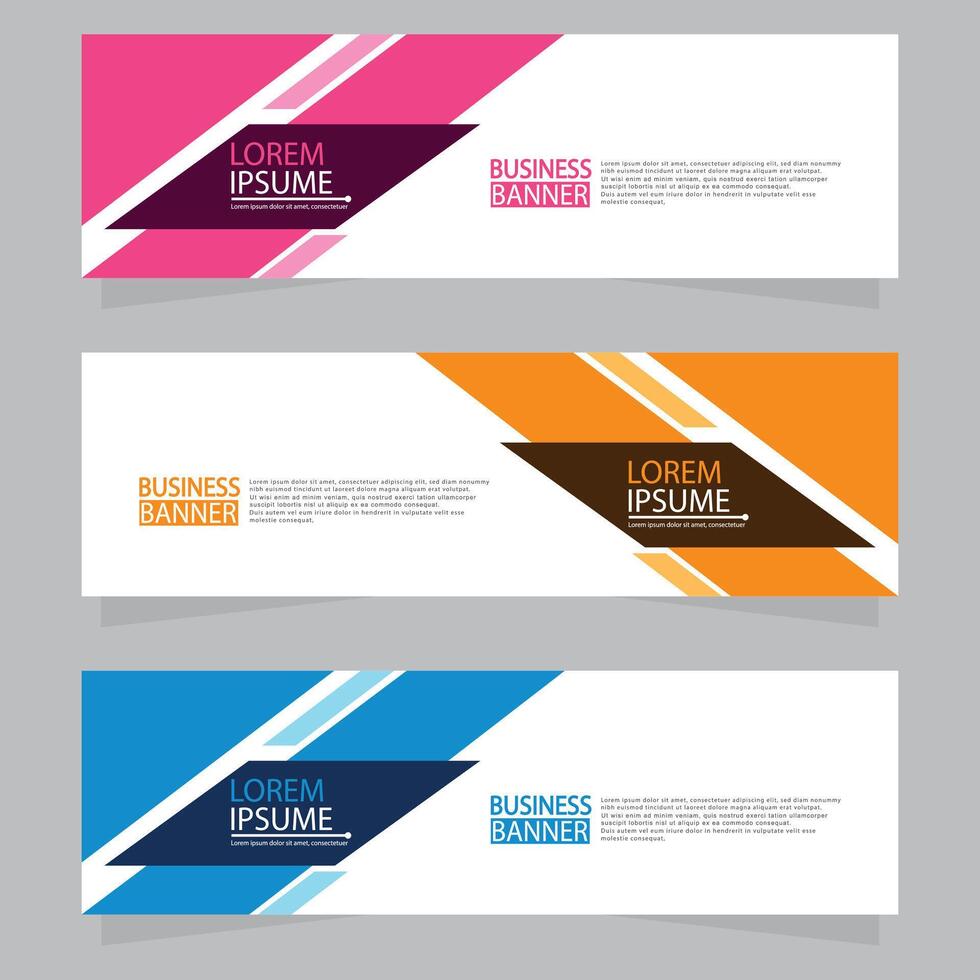 Banner templates design.modern banner. vector