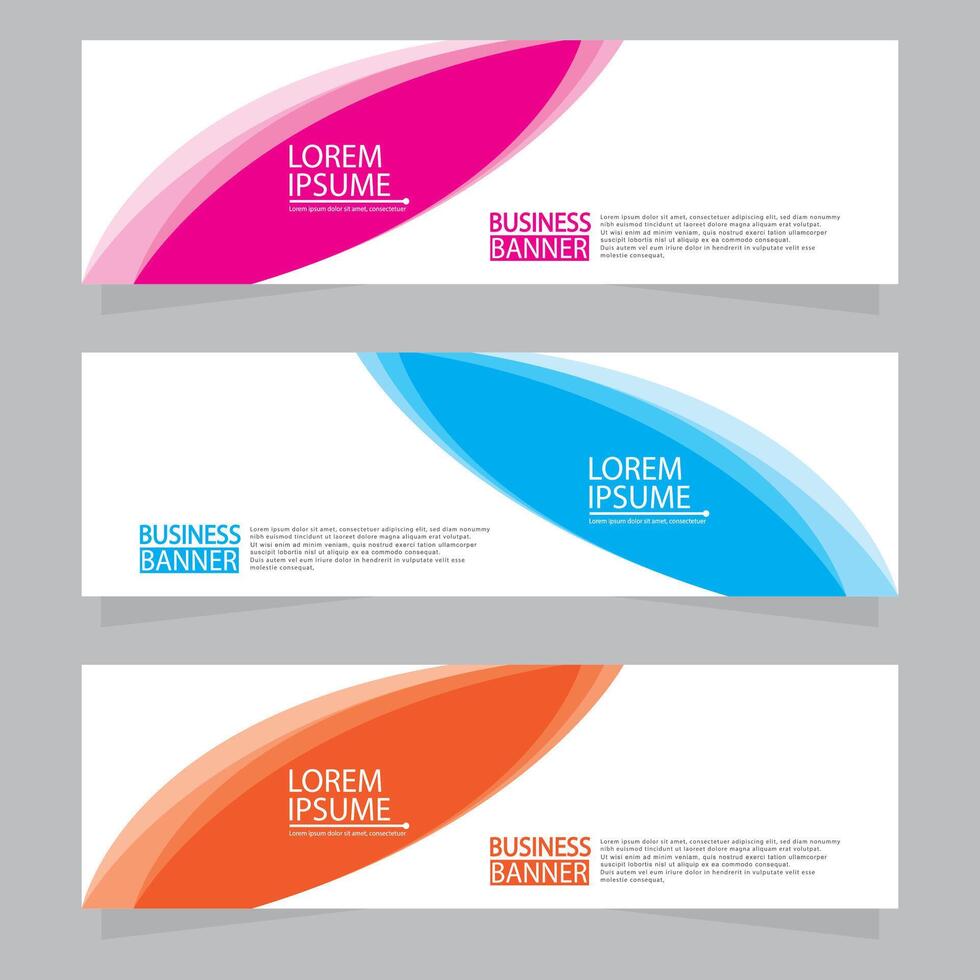 Banner templates design.modern banner. vector