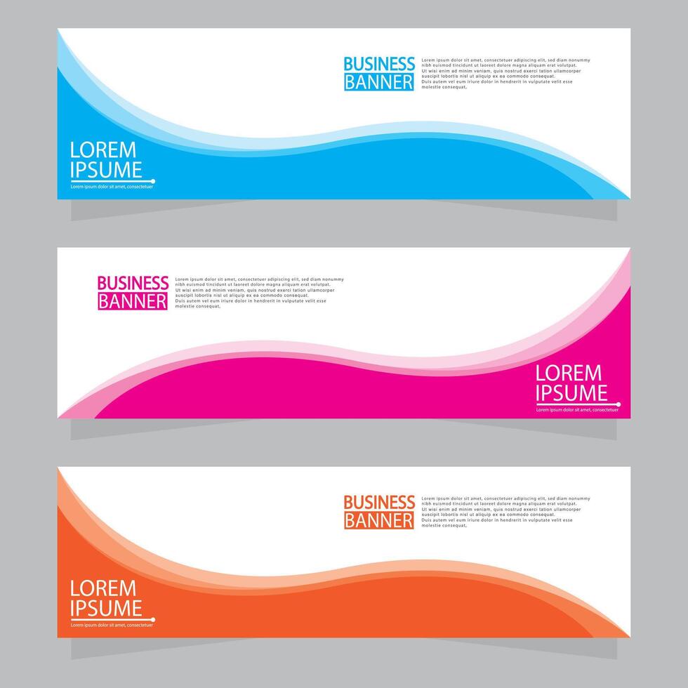Banner templates design.modern banner. vector