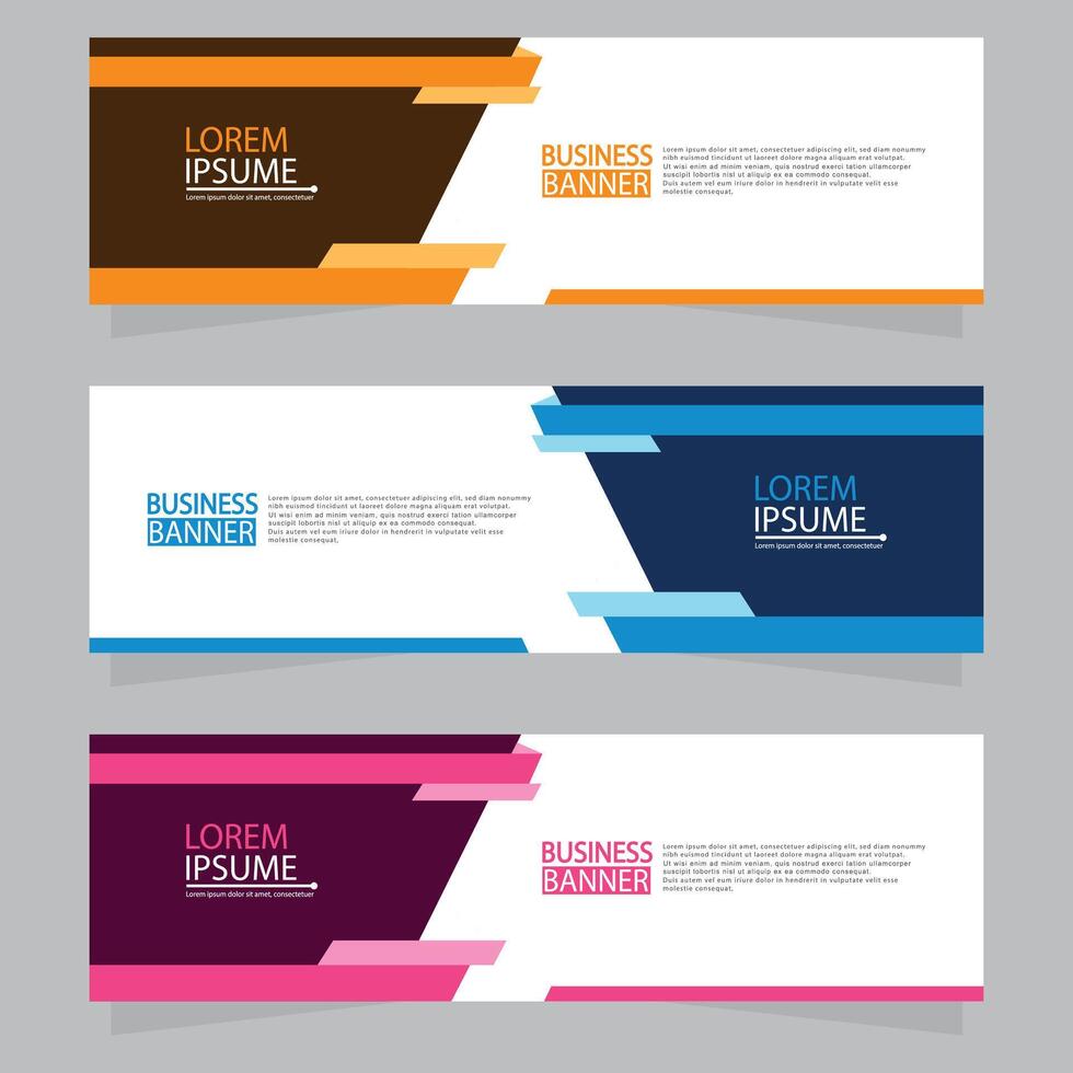 Banner templates design.modern banner. vector