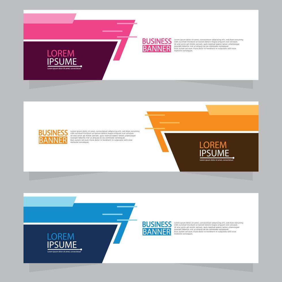 Banner templates design.modern banner. vector