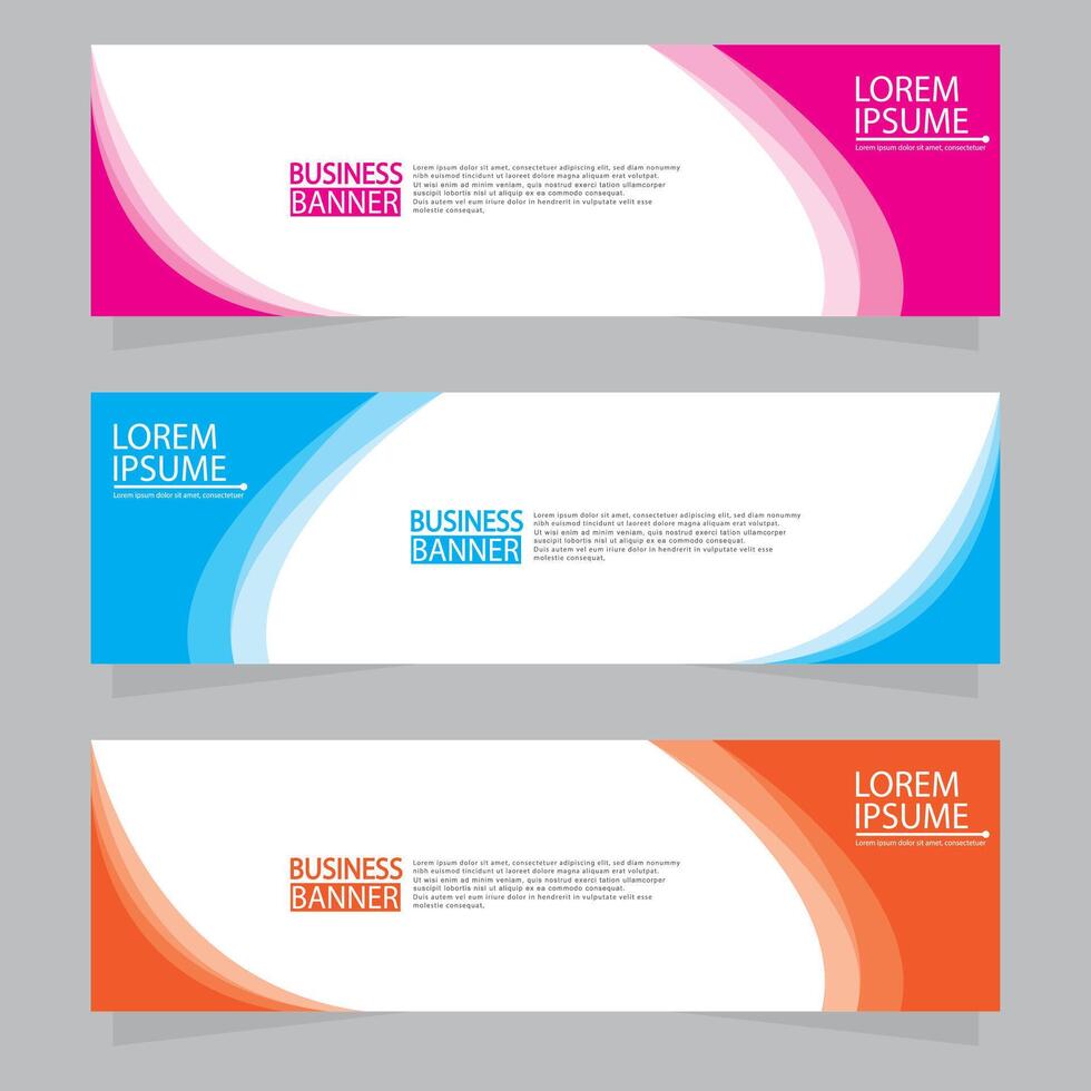 Banner templates design.modern banner. vector