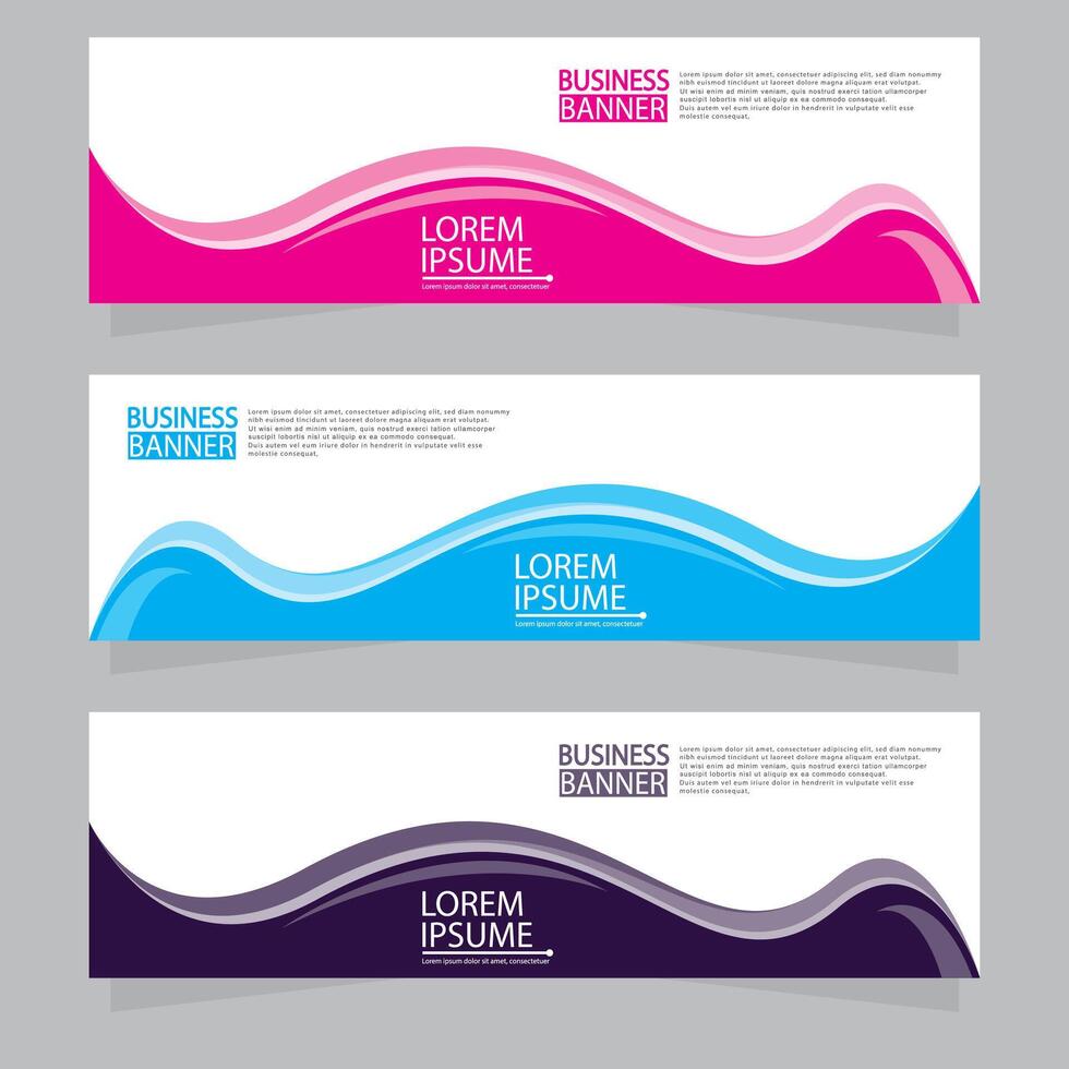 Banner templates design.modern banner. vector