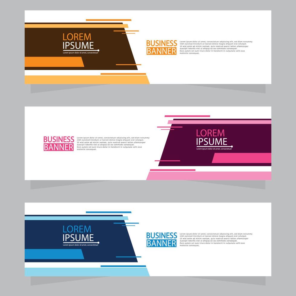 Banner templates design.modern banner. vector
