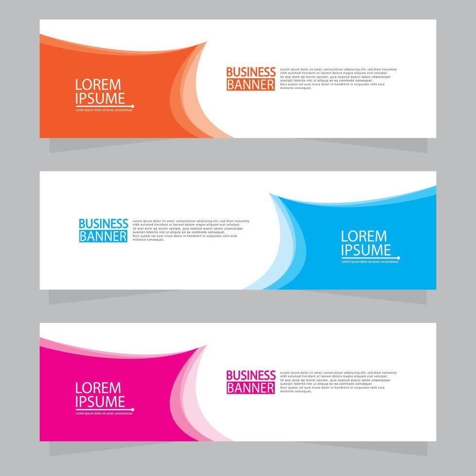 Banner templates design.modern banner. vector