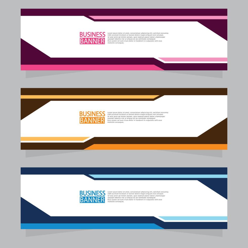 Banner templates design.modern banner. vector