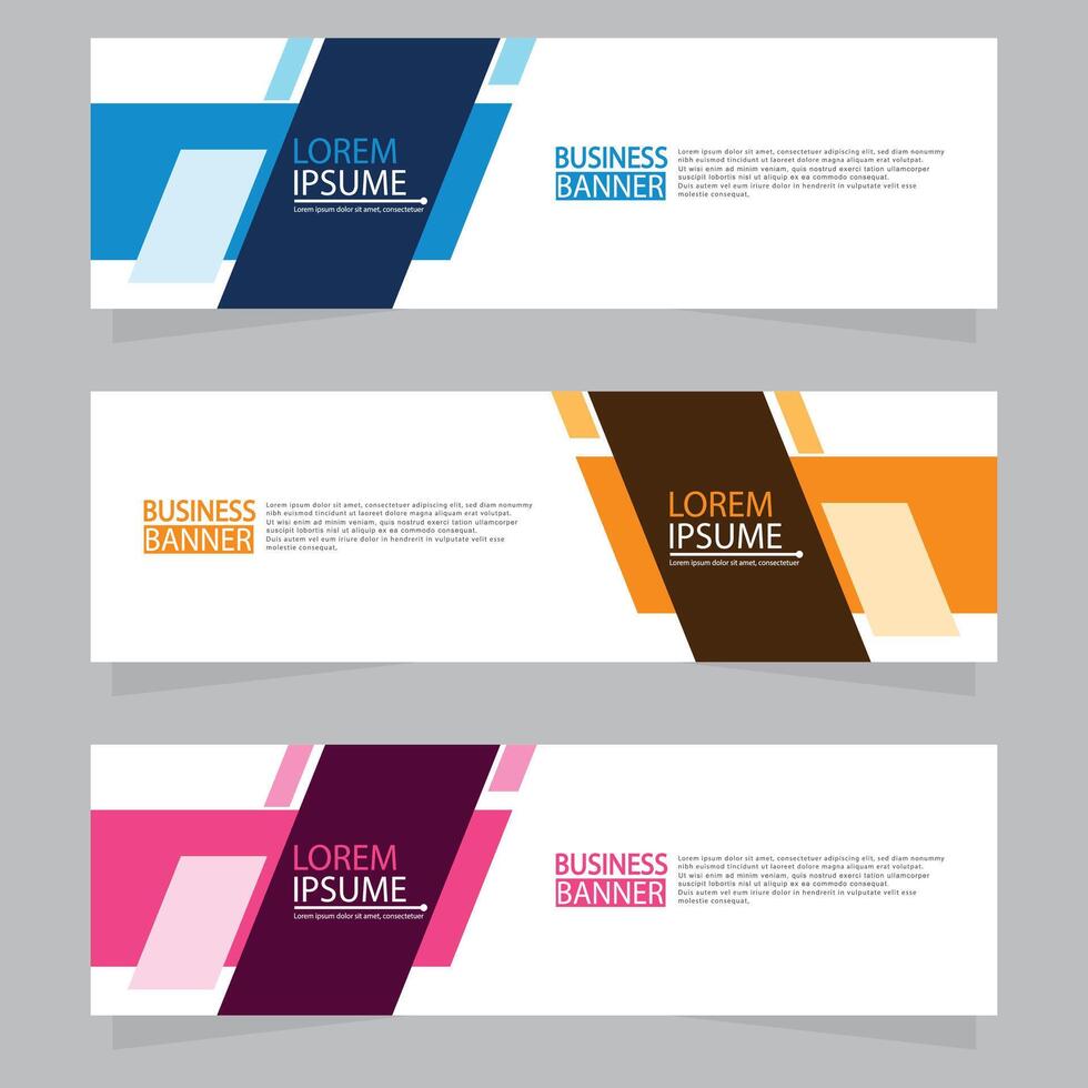 Banner templates design.modern banner. vector