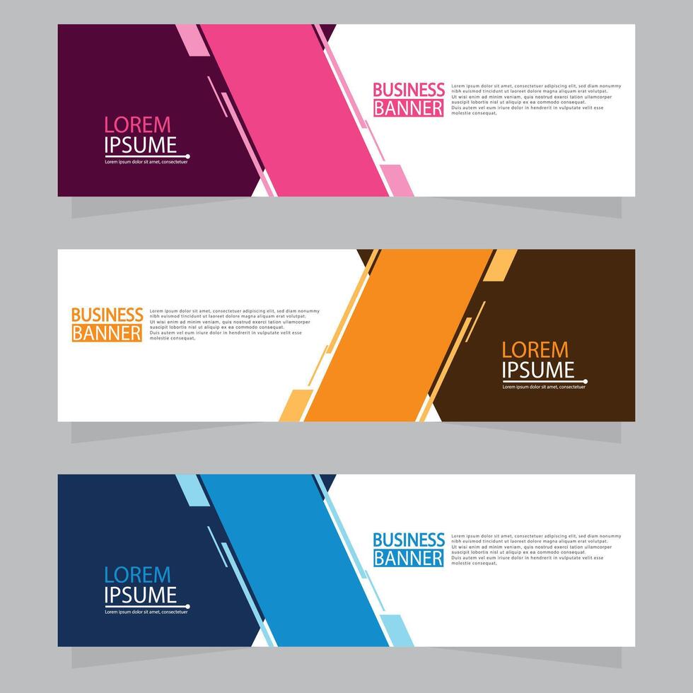 Banner templates design.modern banner. vector