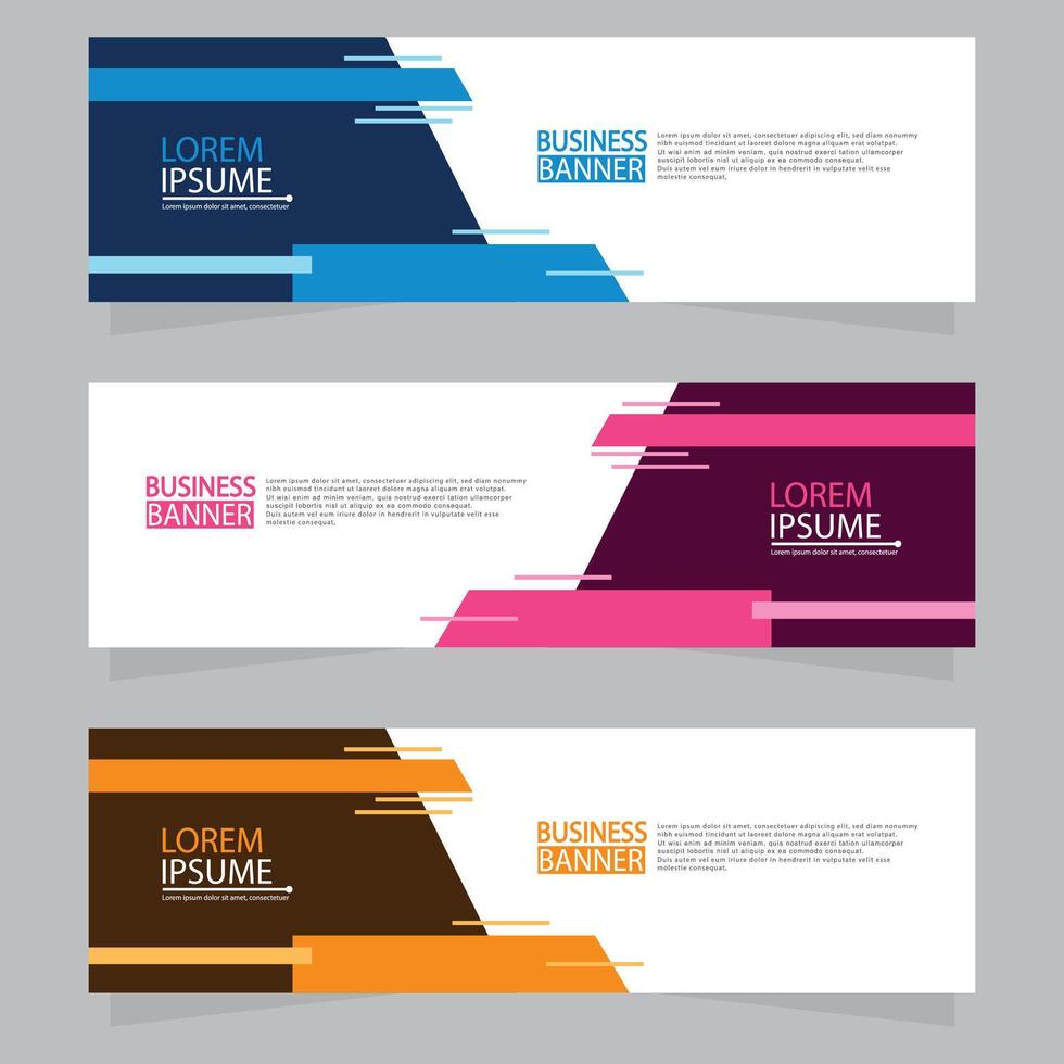 Banner templates design.modern banner. vector