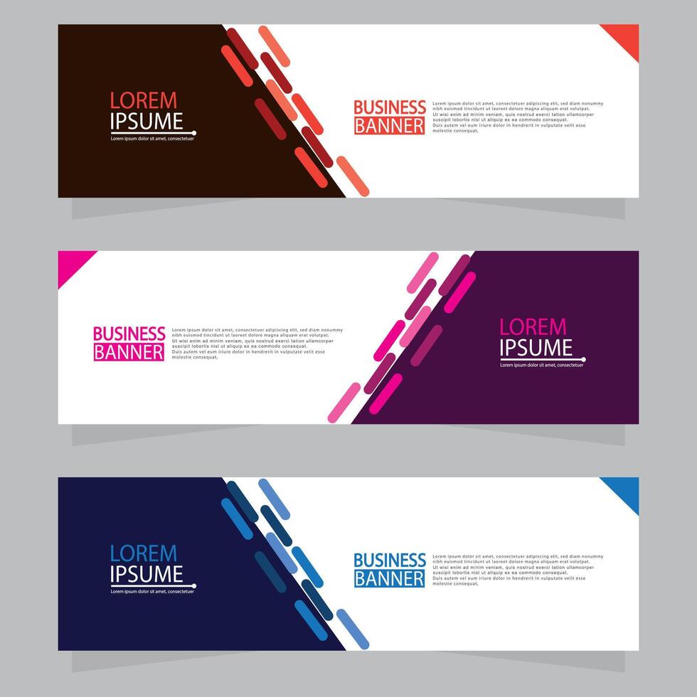 Banner templates design. modern banner vector