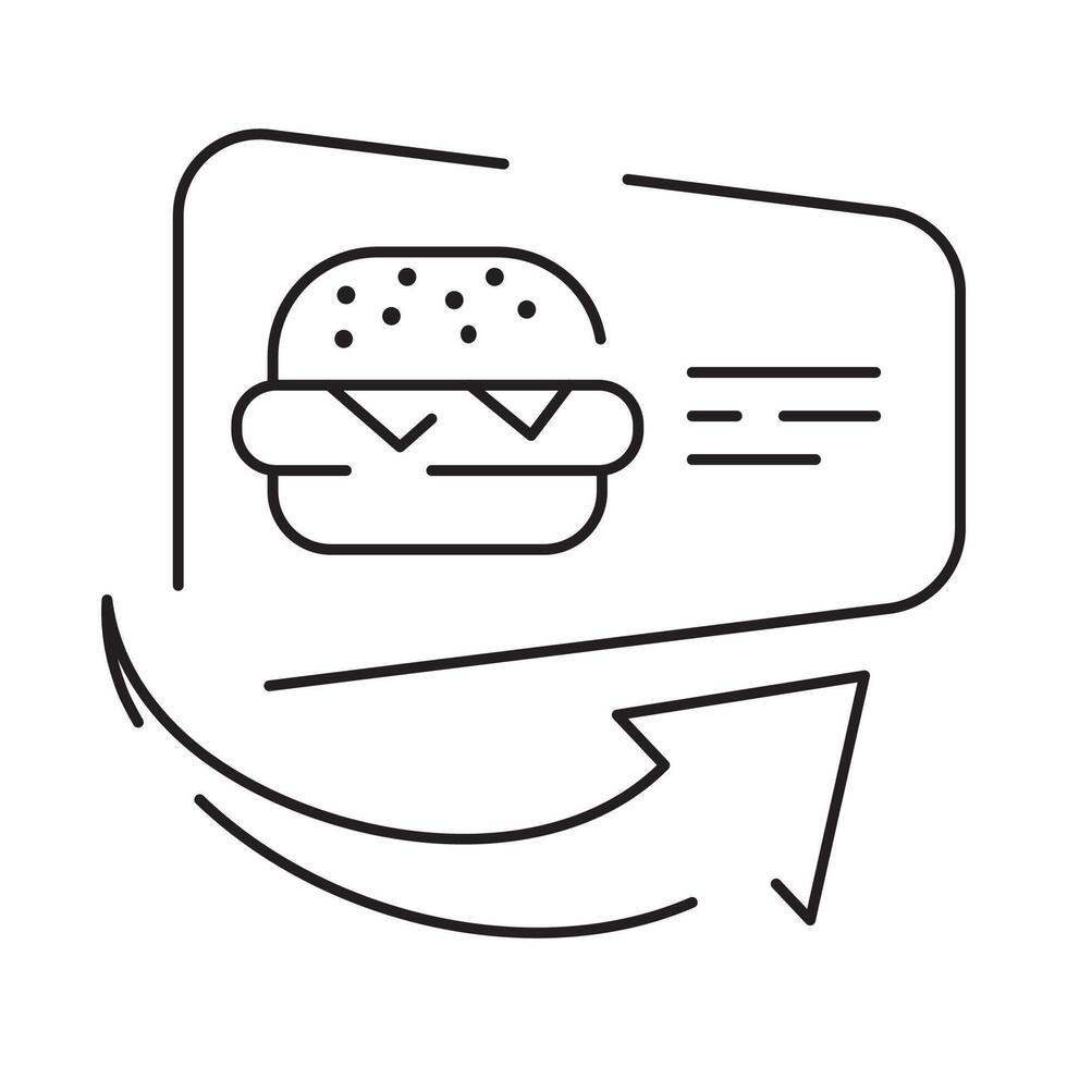 Drive through linear icon. Bank services, ATM, Transport lane to terminal. Contour symbol. Editable stroke. vector
