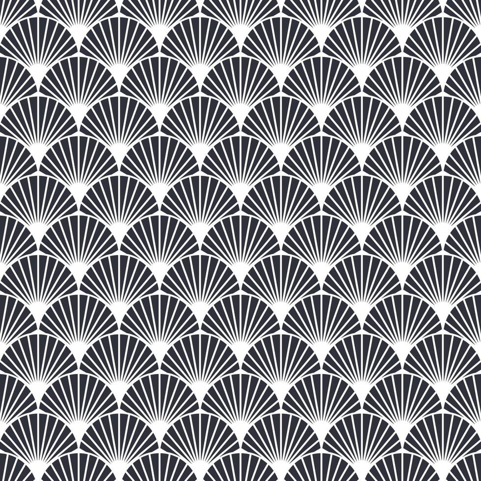 Geometric Black White Rays Pattern Background Wallpaper vector