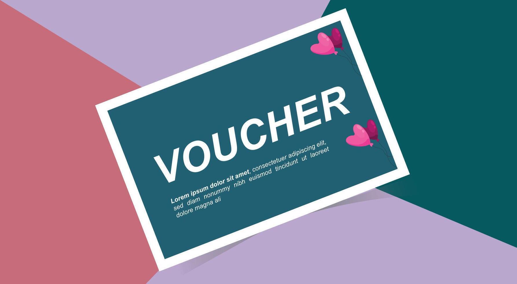 Gift Voucher Coupon card set vactor file vector