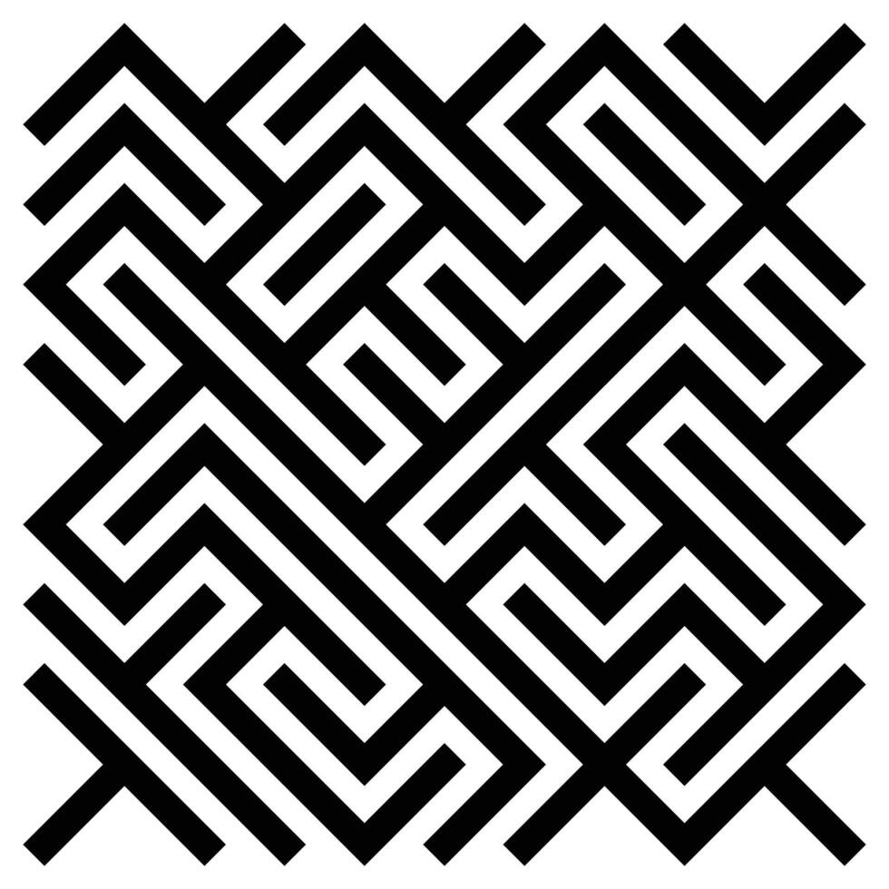 Labyrinth rectangle shape. Maze labyrinth illustration vector