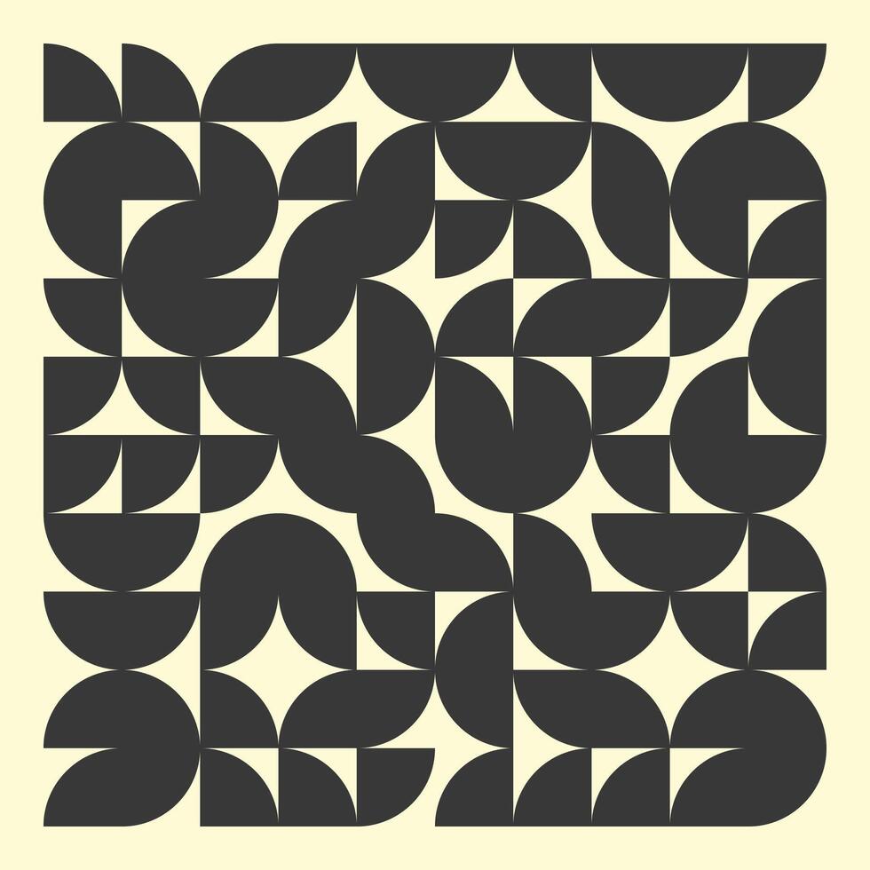 Colourful abstract pattern. Geometric background. Bauhaus style. illustration vector