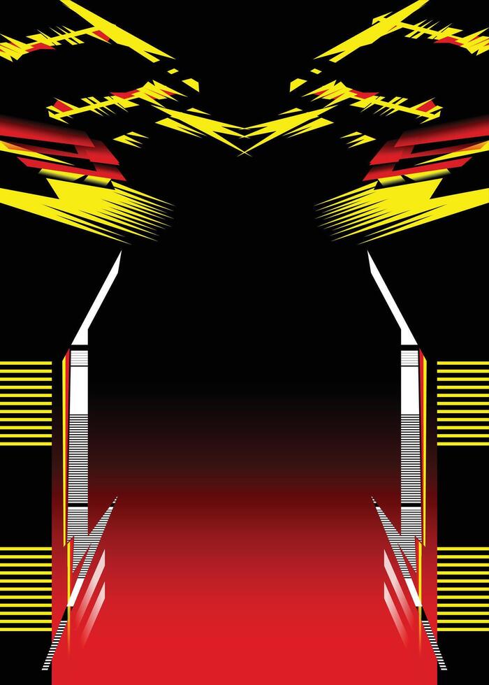 volleyball sport jersey design, triangle abstract stripes background vector