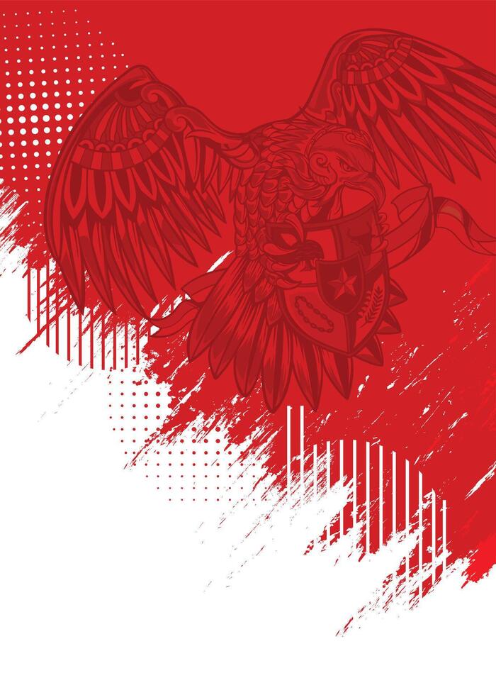 sports jersey design with the concept of Indonesian independence day 17 Augustus vector
