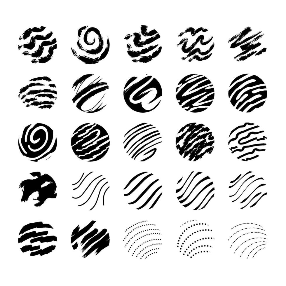 brush texture pattern pack vector