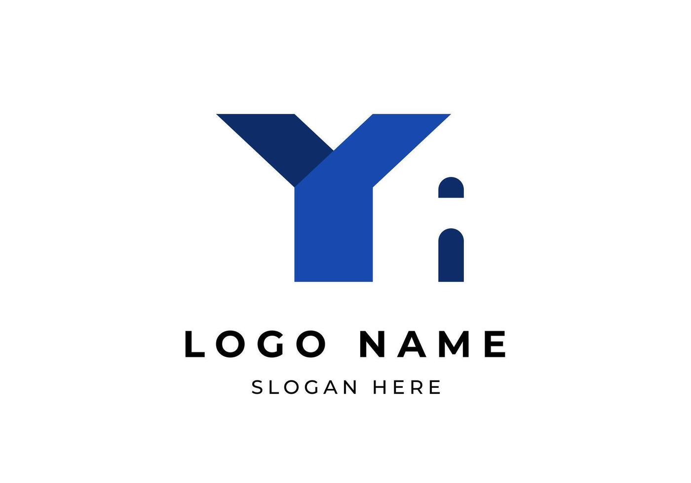 Logo Home and Letter Y, Real estate, Simple House and Y logo Identity,Editable file vector