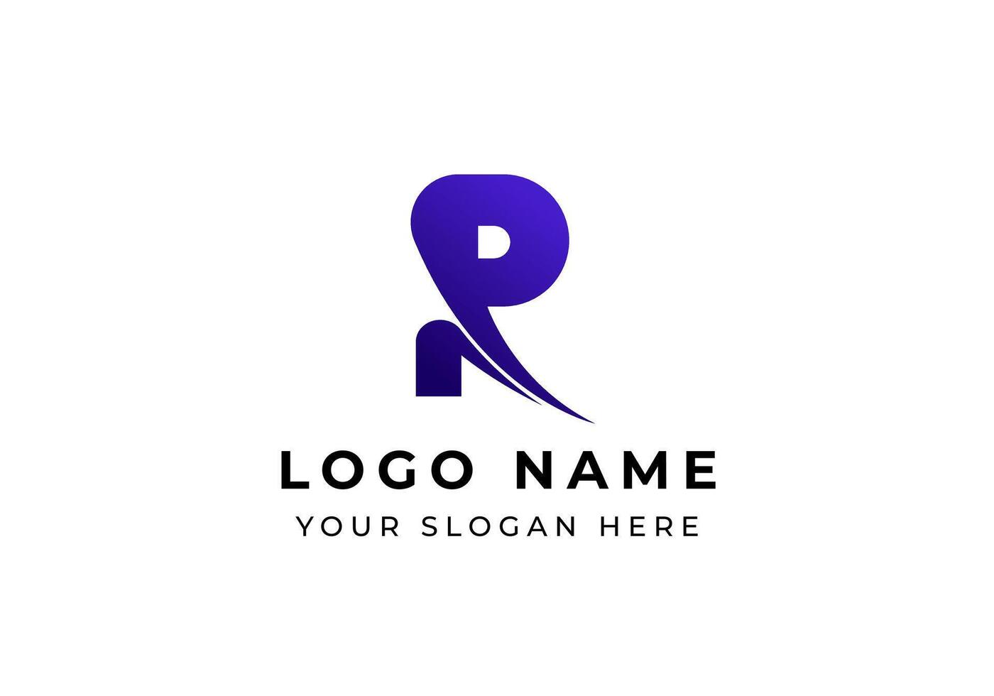 Logo Abtract Letter R, Simple Modern and Minimalist. Editable file vector