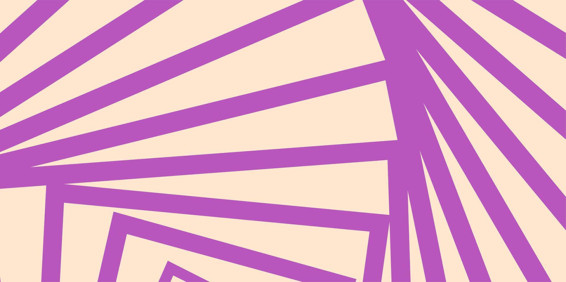 Abstract geometry illusion background, optic art illustration. Retro pastel background pattern. vector