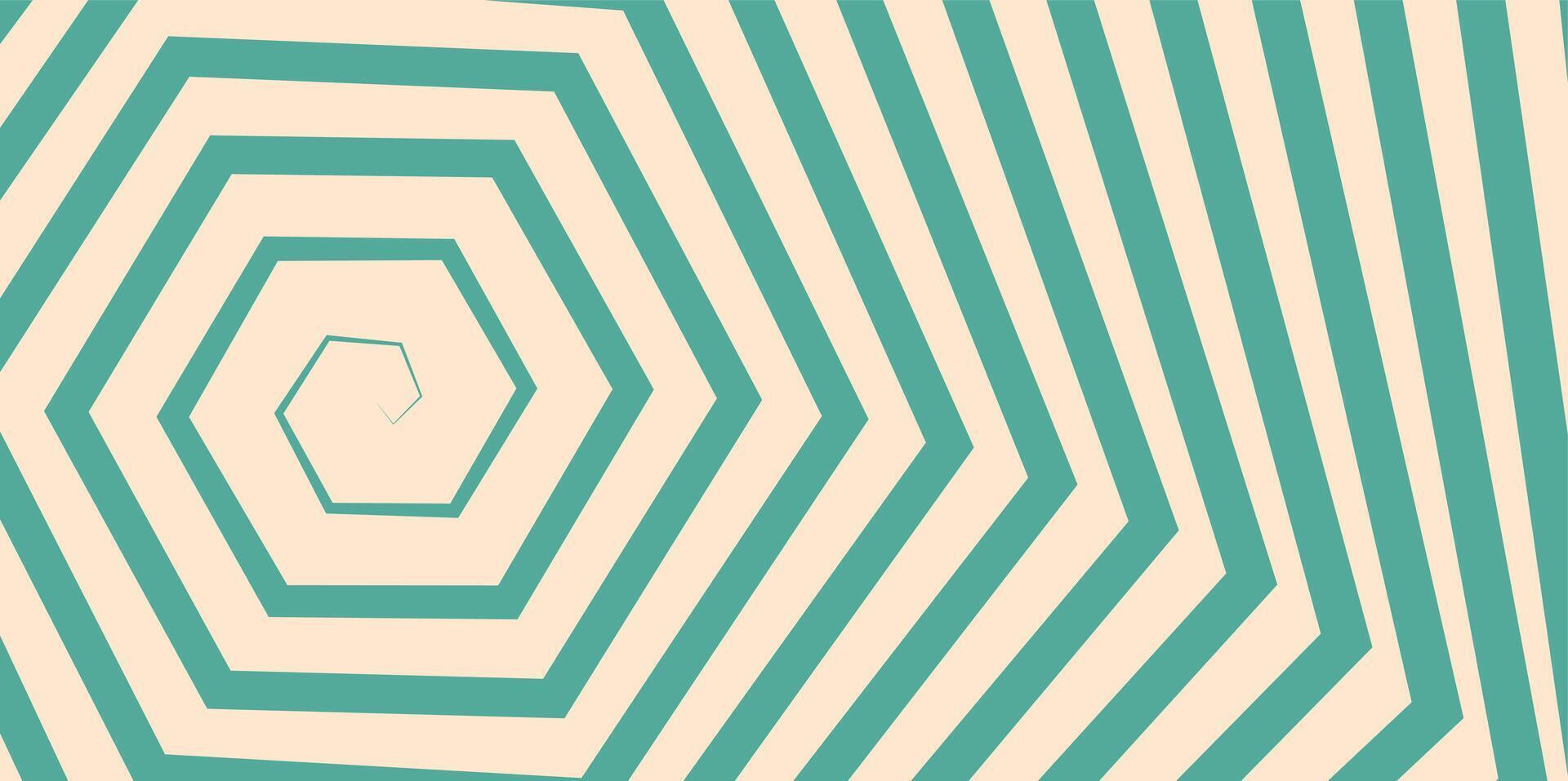 Abstract geometry illusion background, optic art illustration. Retro pastel background pattern. vector