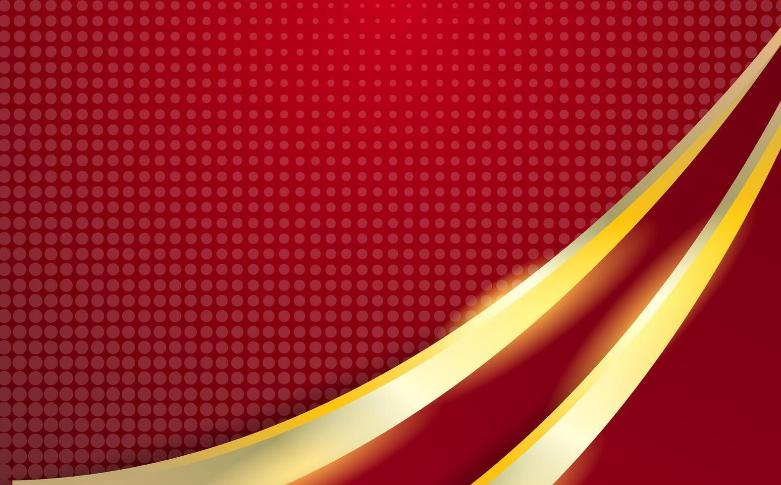 Abstract golden red luxury background design vector