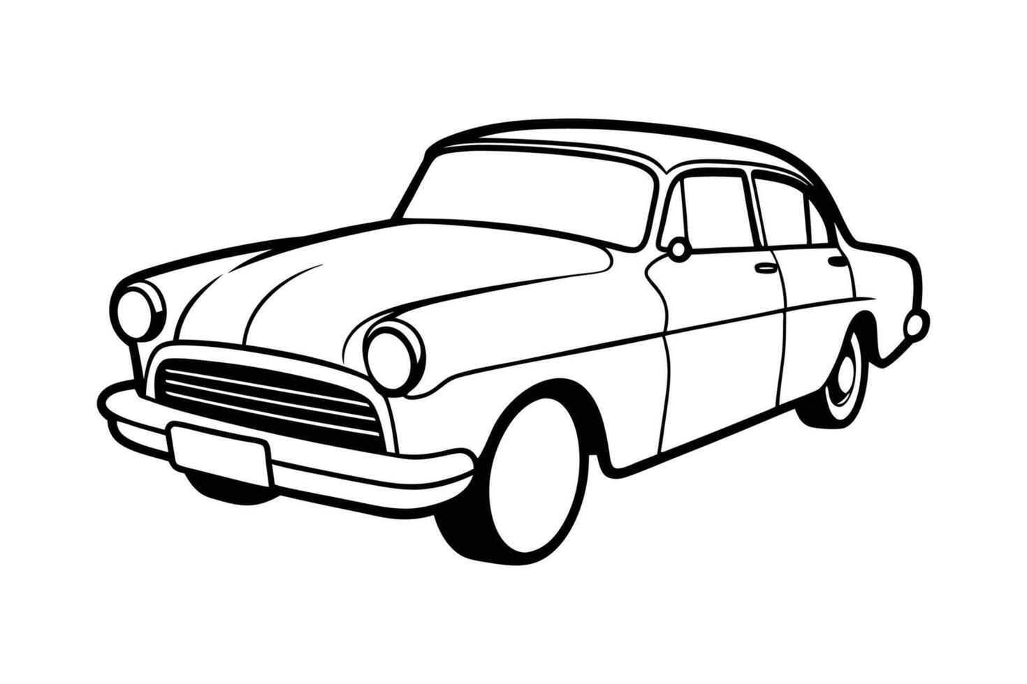 Car Line Art Illustration artwork vector