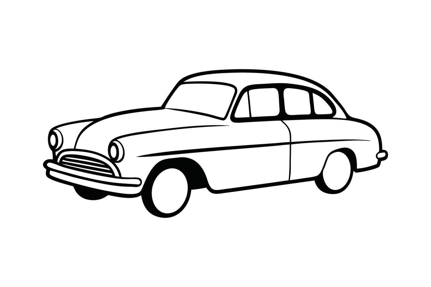 Car Line Art Illustration artwork vector