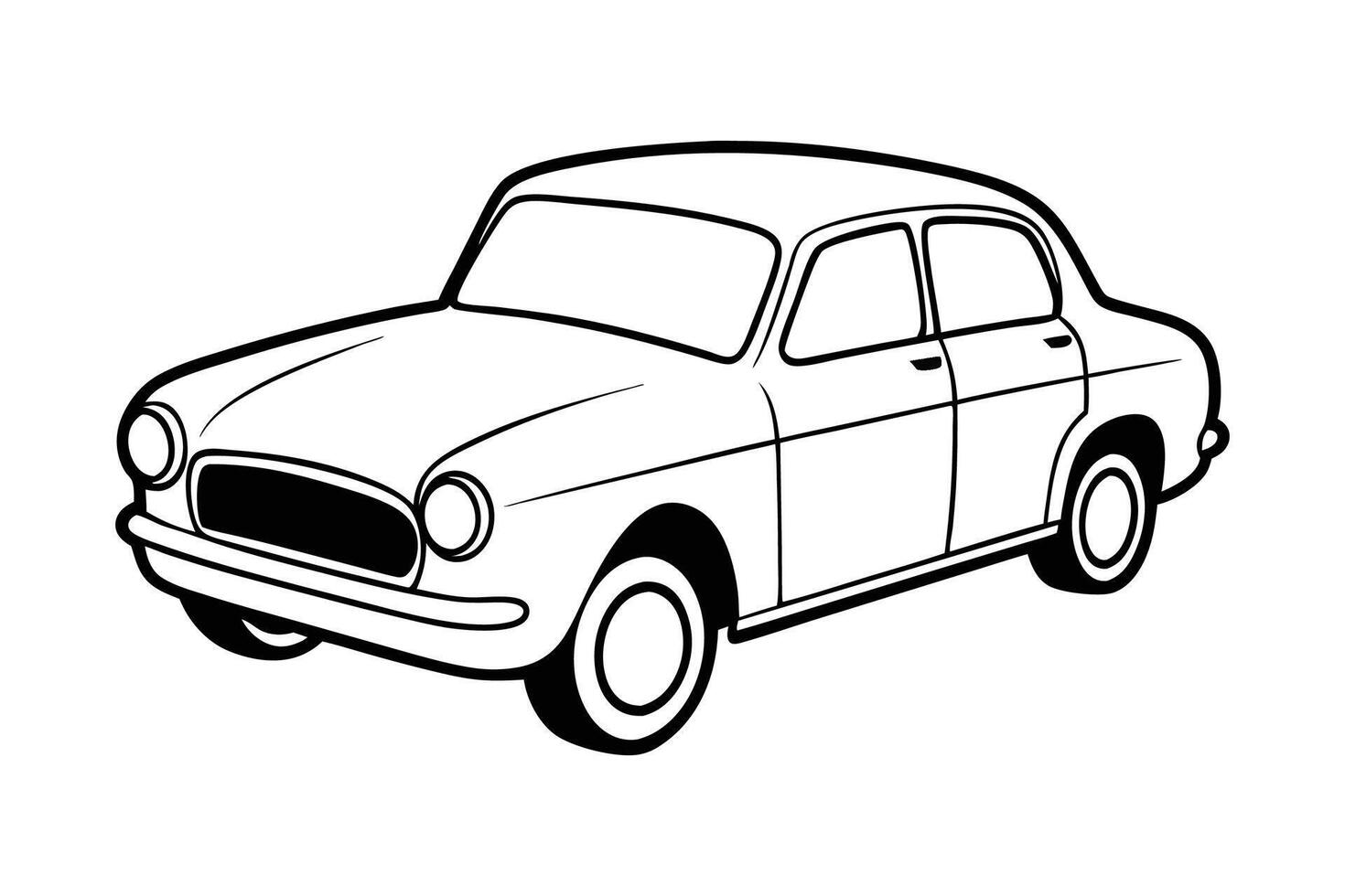 Car Line Art Illustration artwork vector