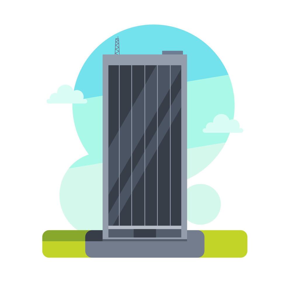 elements representing office buildings for city illustration vector