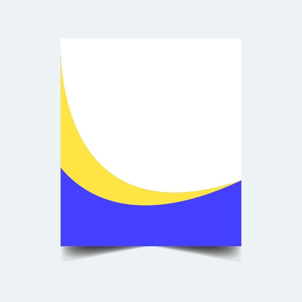 Minimalist style cover template, Ideal design for social media, cover, banner, flyer. vector
