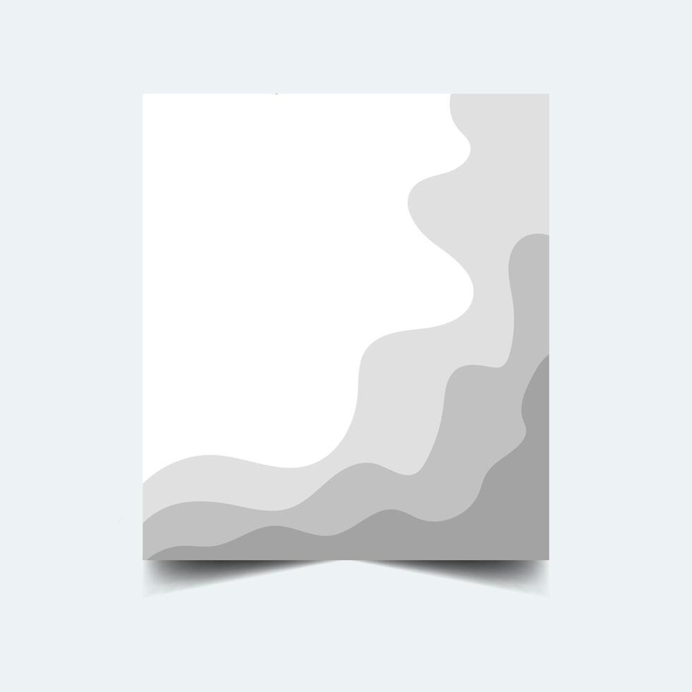 Minimalist style cover template, Ideal design for social media, cover, banner, flyer. vector