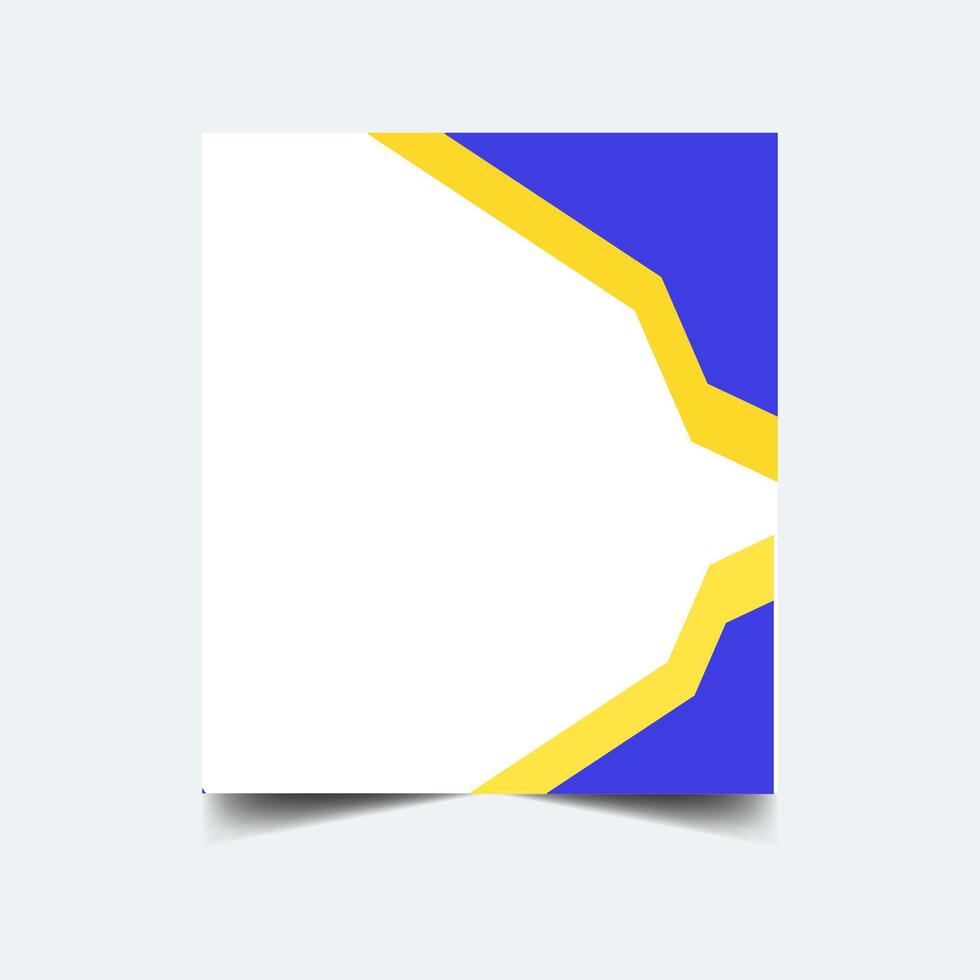 Minimalist style cover template, Ideal design for social media, cover, banner, flyer. vector