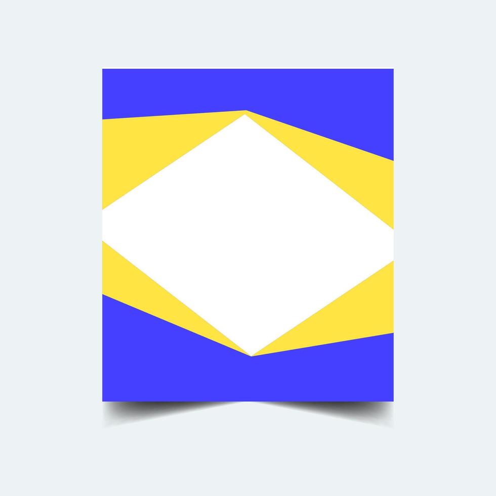 Minimalist style cover template, Ideal design for social media, cover, banner, flyer. vector