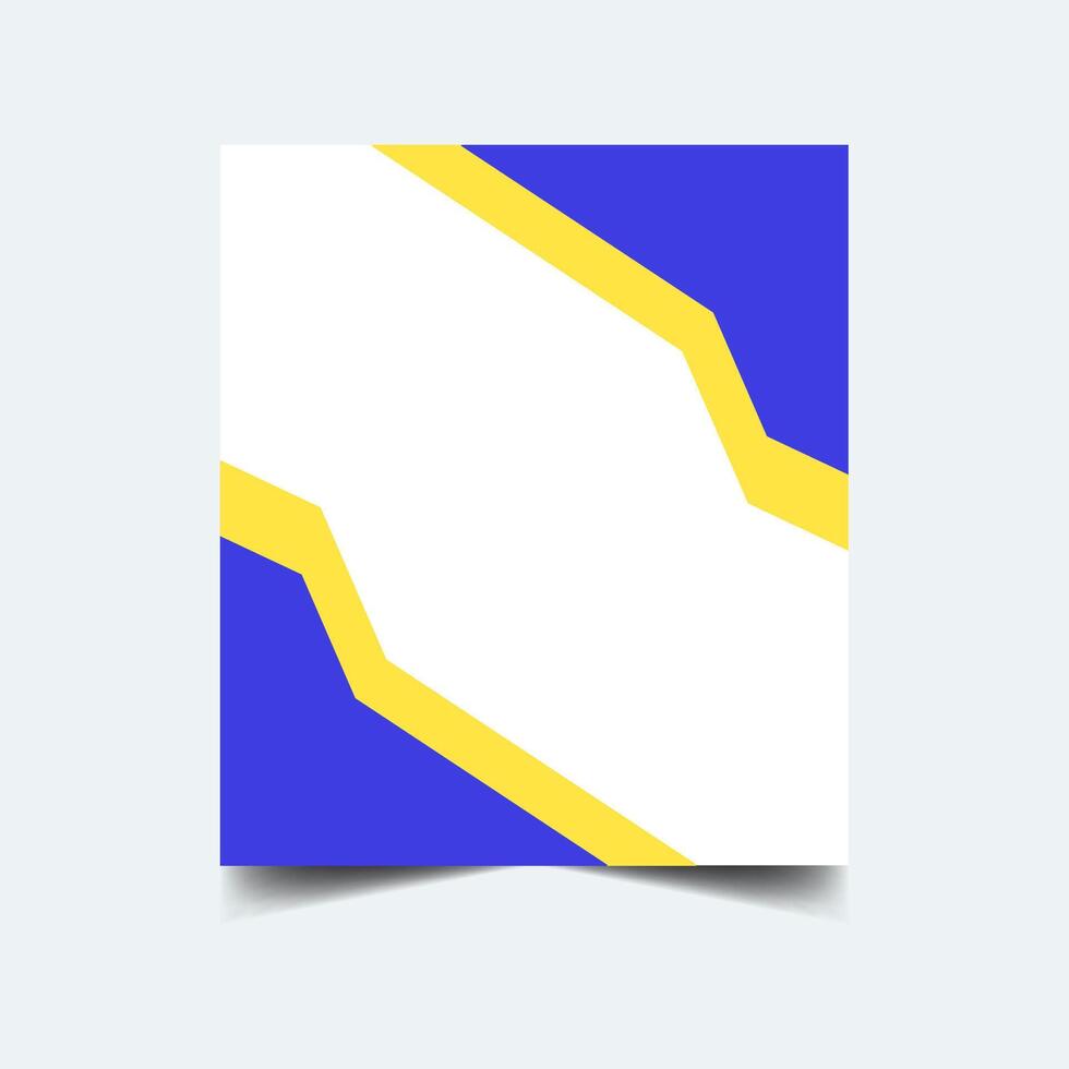 Minimalist style cover template, Ideal design for social media, cover, banner, flyer. vector